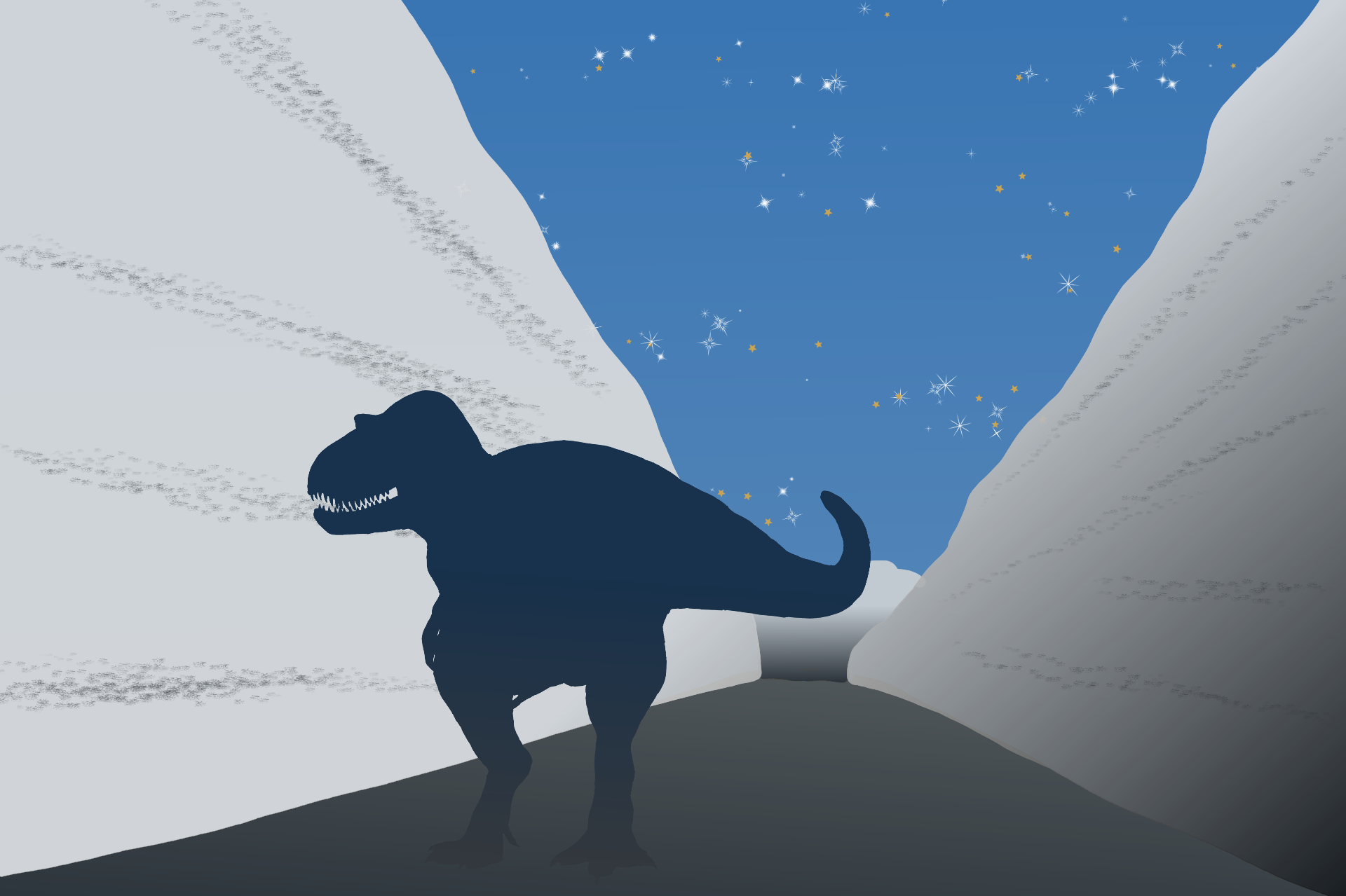 雪の大谷×ナヌークサウルス