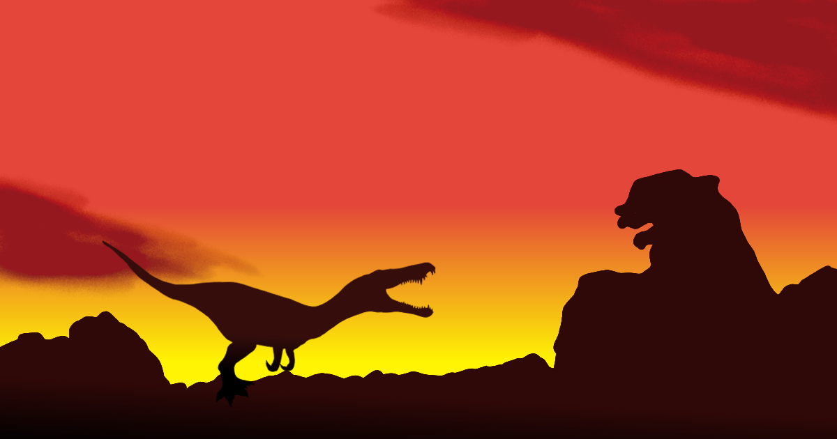 ゴジラ岩×バリオニクス