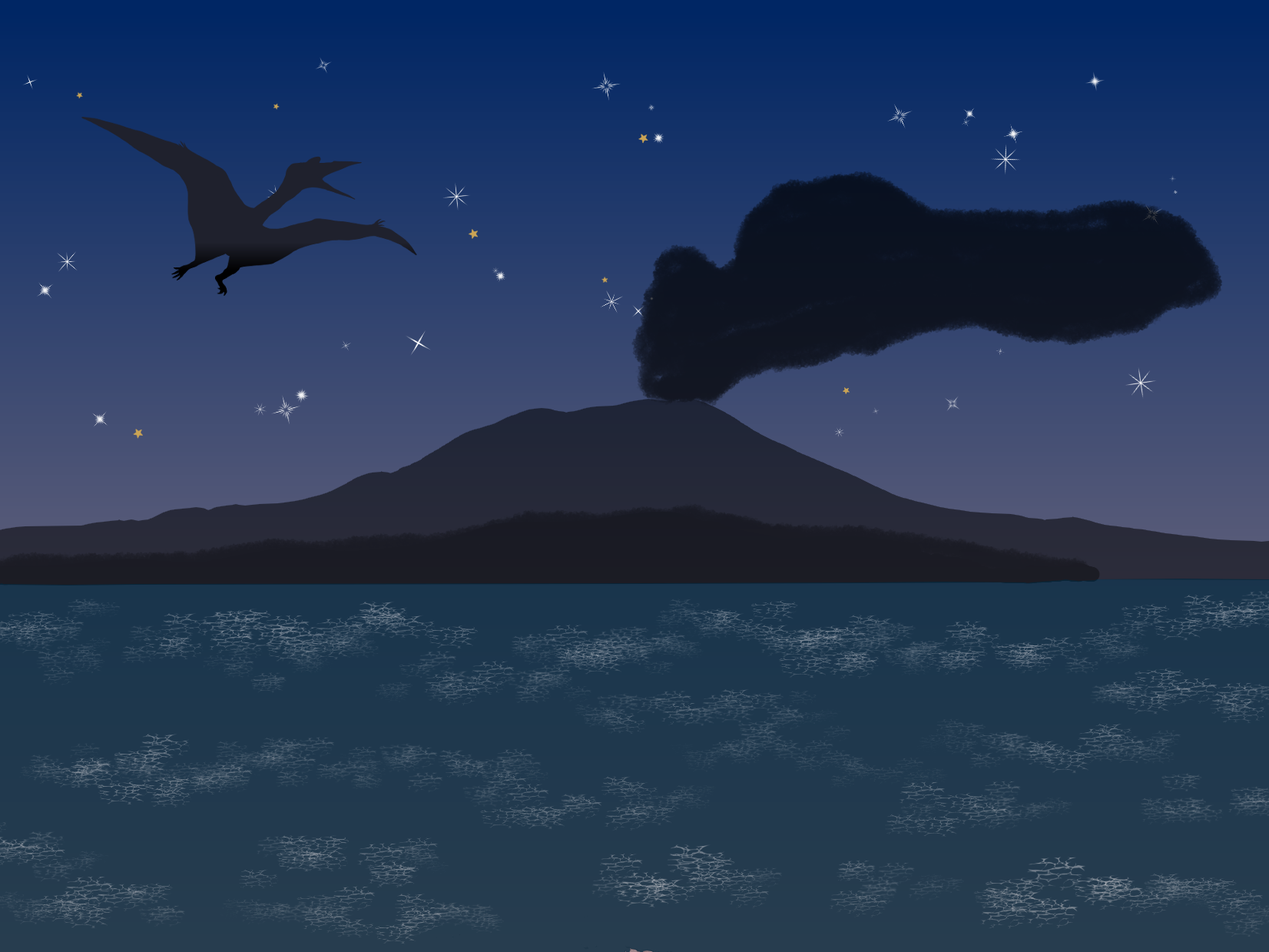 桜島×ケツァルコアトルス