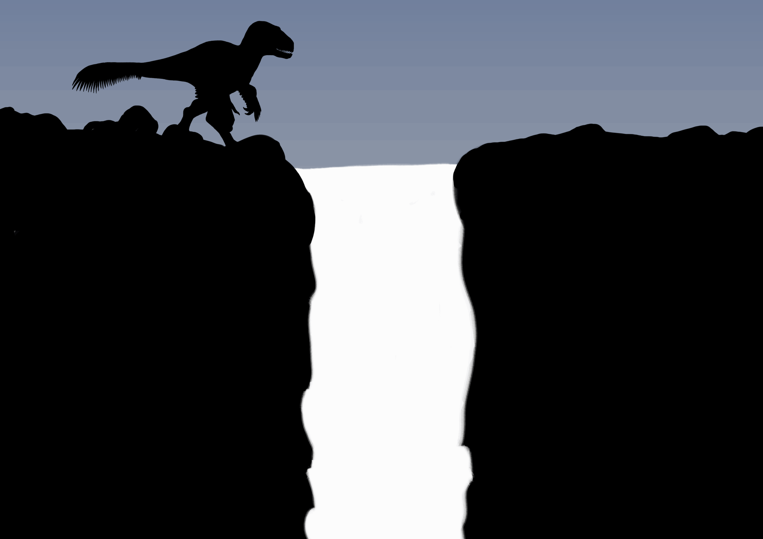 滝×ユタラプトル