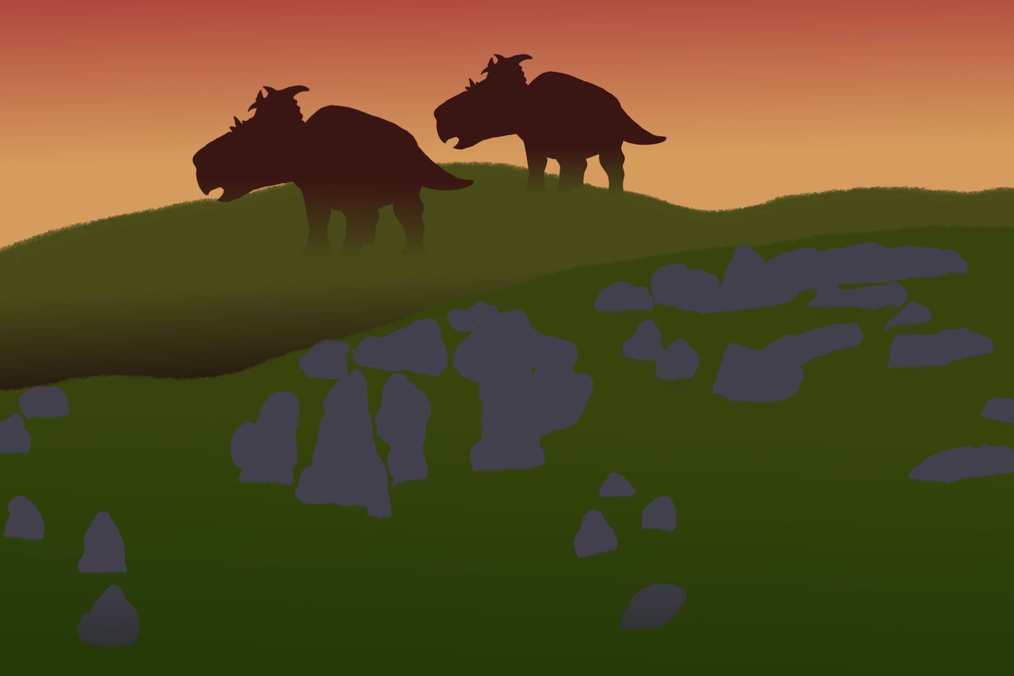 秋吉台×パキリノサウルス