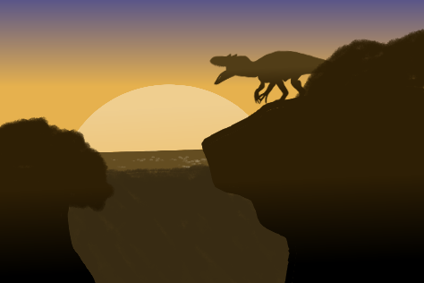 鋸山×アロサウルス