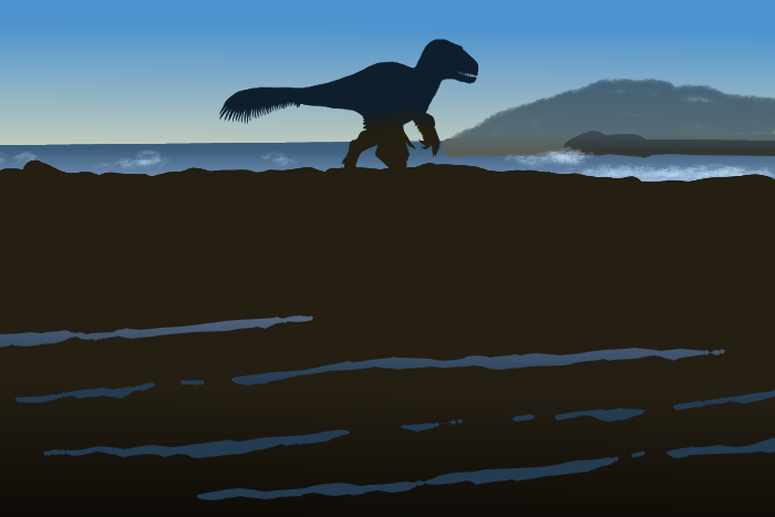 鬼の洗濯岩×ユタラプトル