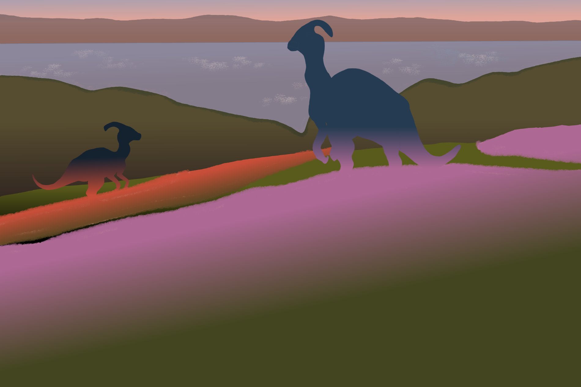 あわじ花さじき×パラサウロロフス