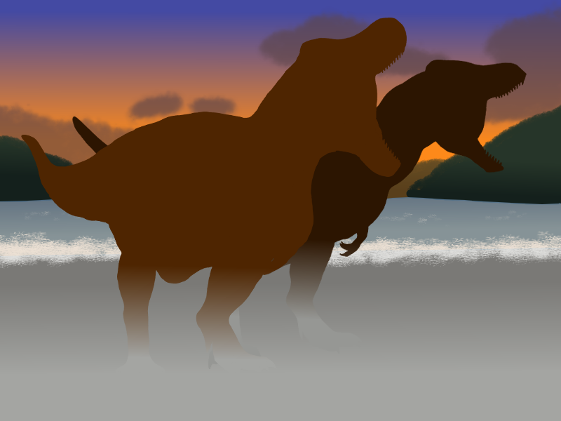 三木里ビーチ×アクロカントサウルス