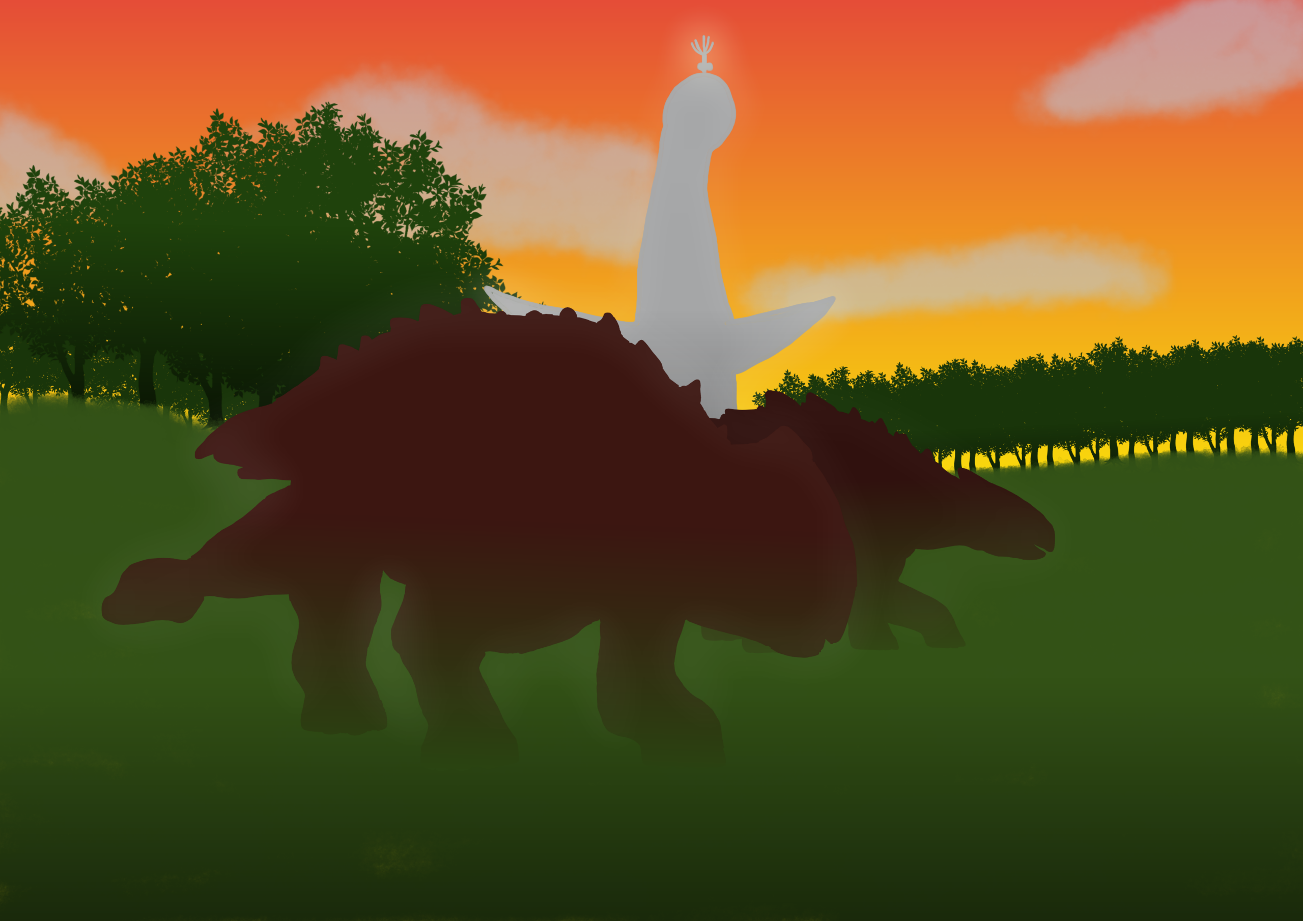 アンキロサウルス×万博公園